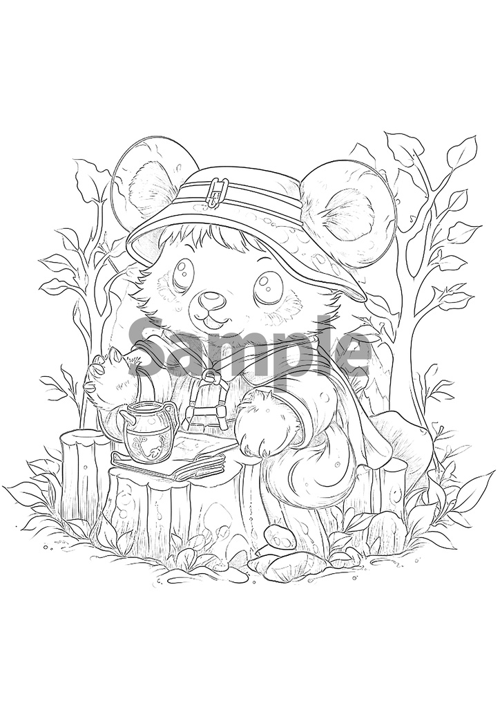 親子で楽しめる、心やすらぐファンタジー塗り絵