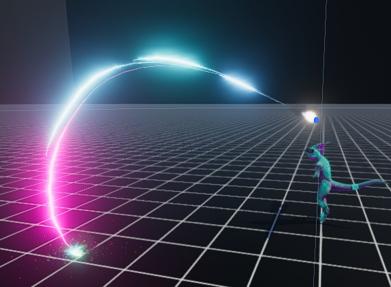 Skaley Cyberpunk Smart Gun Particle