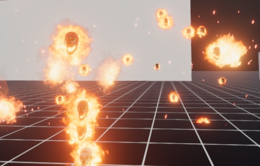 Flaming Pumpkins/Skulls