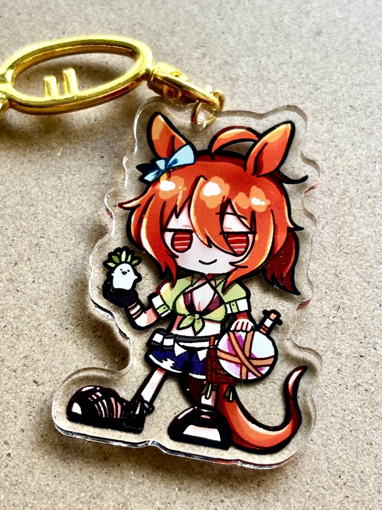 水着衣装タキオン　アクリルキーホルダー