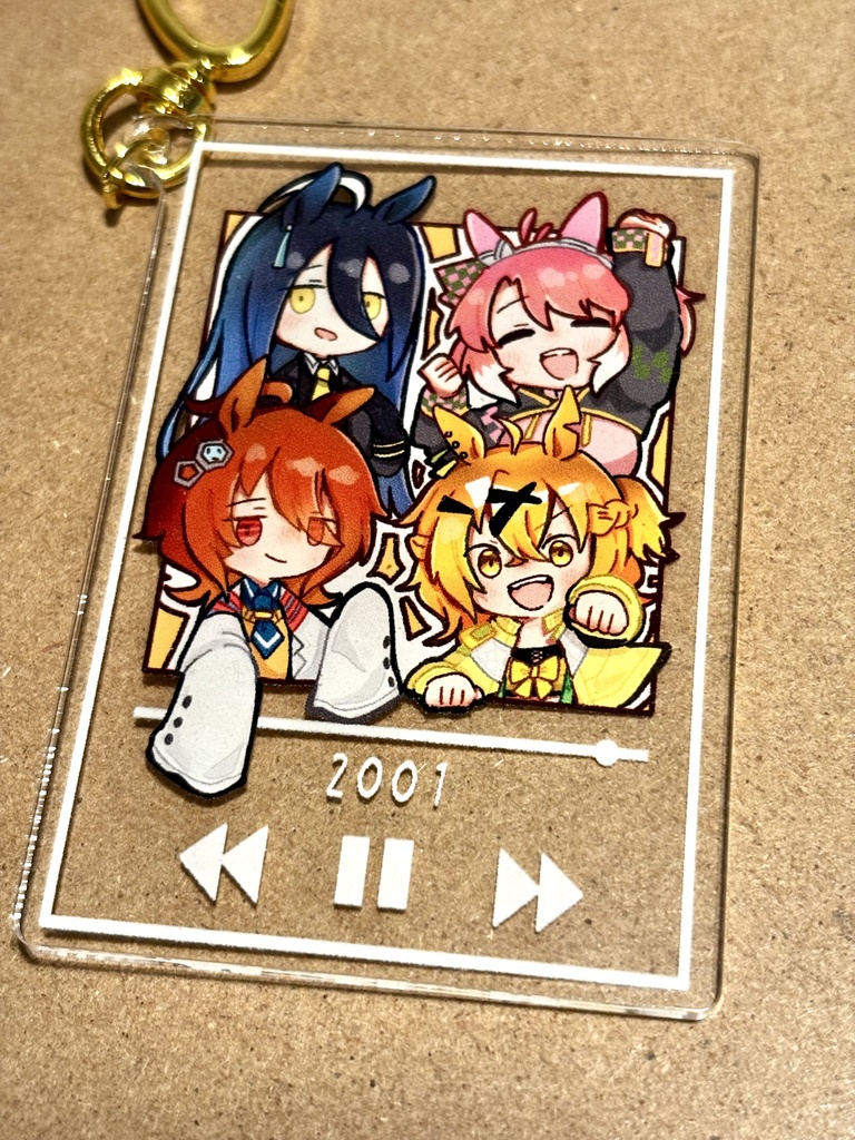 01世代音楽プレイヤー風キーホルダー