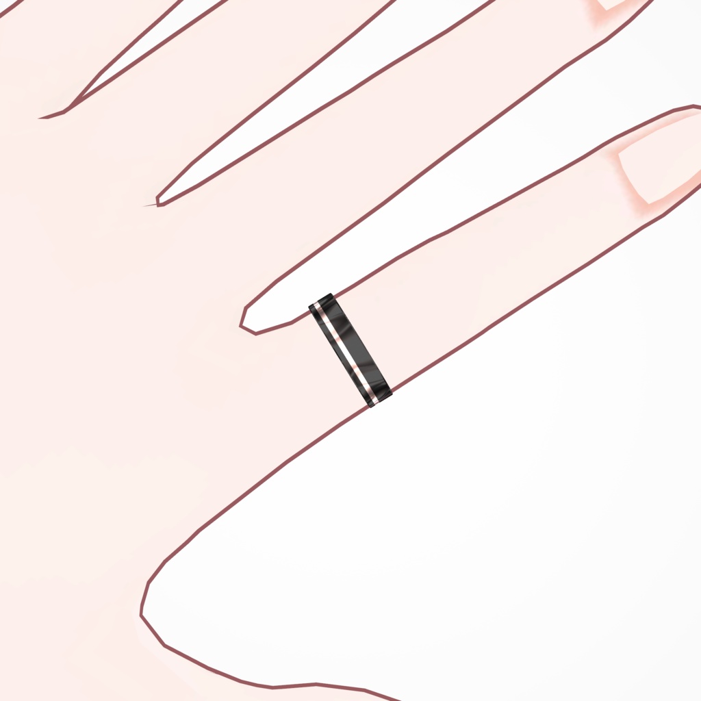 【VRChat】Bicolor Ring