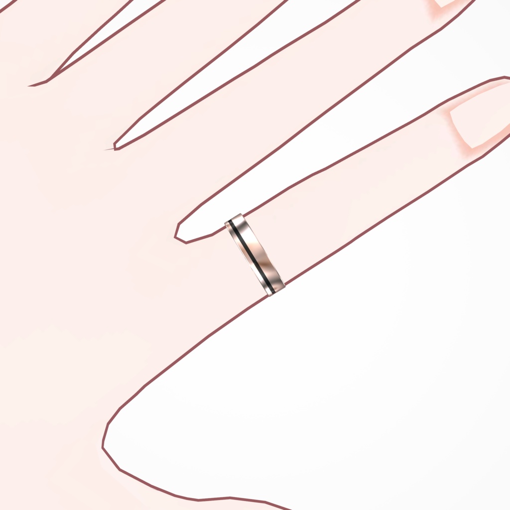【VRChat】Bicolor Ring