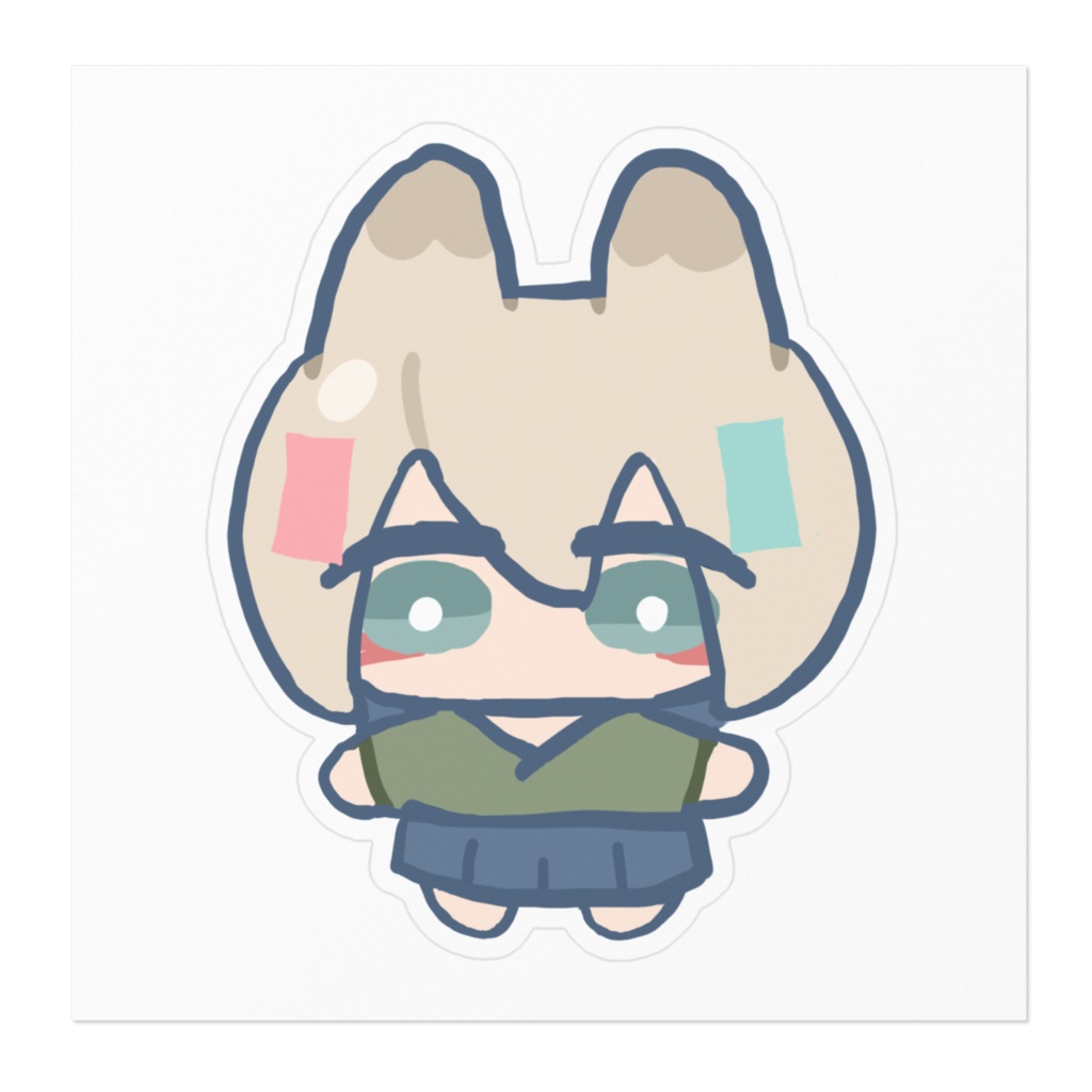 【新作】ささみぬい風ステッカー