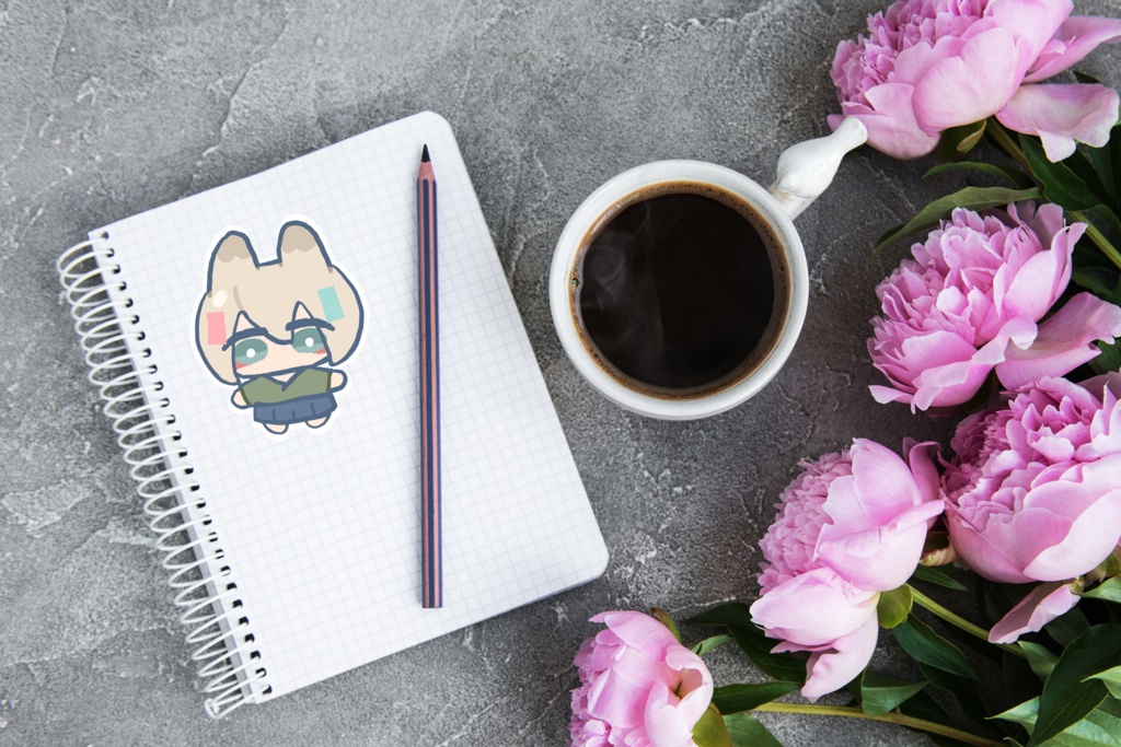 【新作】ささみぬい風ステッカー