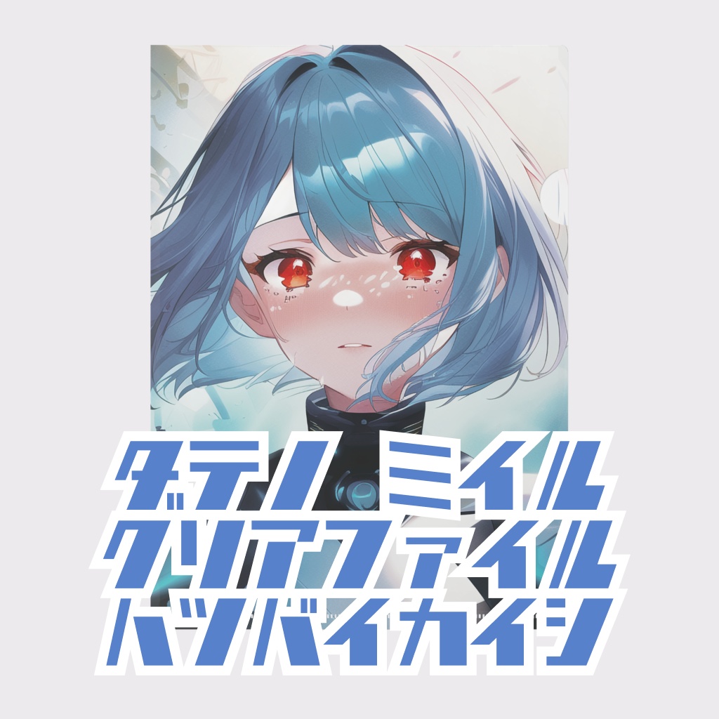 伊達野ミイル　クリアファイル