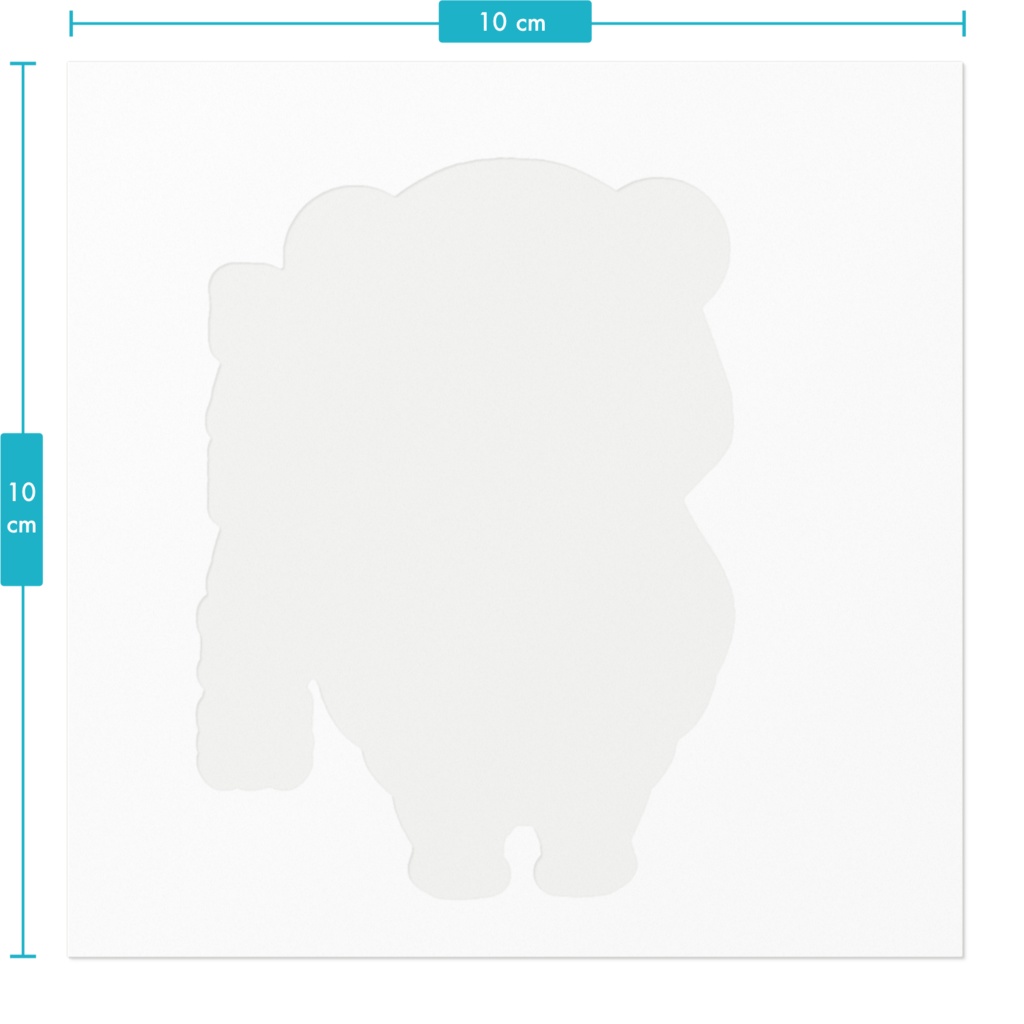 ステッカーNo.4 BANA熊嬢