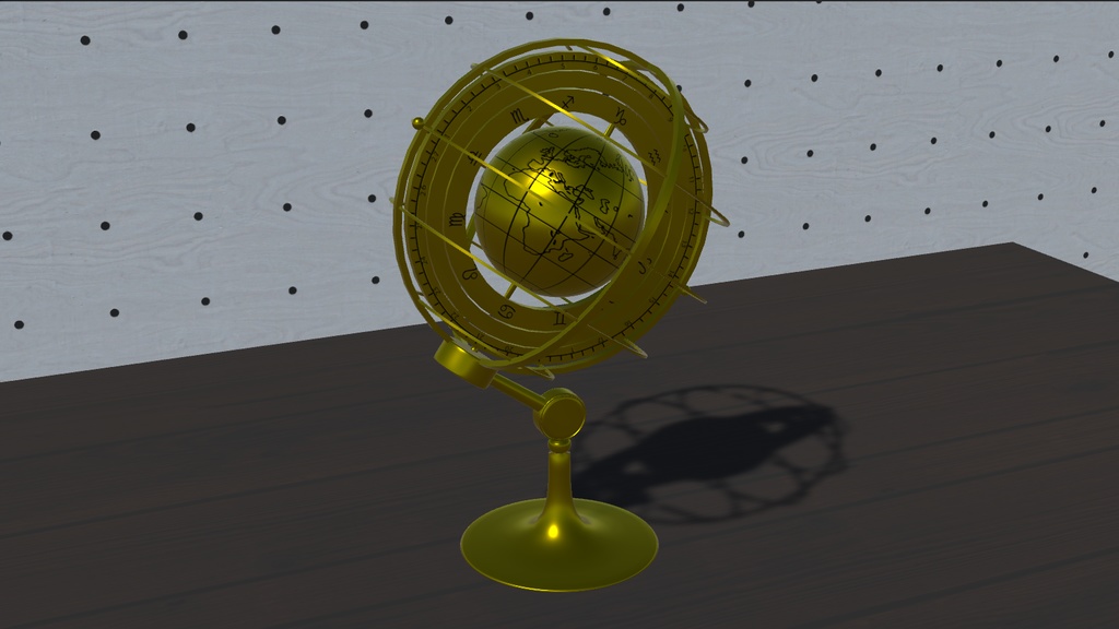 【Unity想定】渾天儀あるいは天球犠