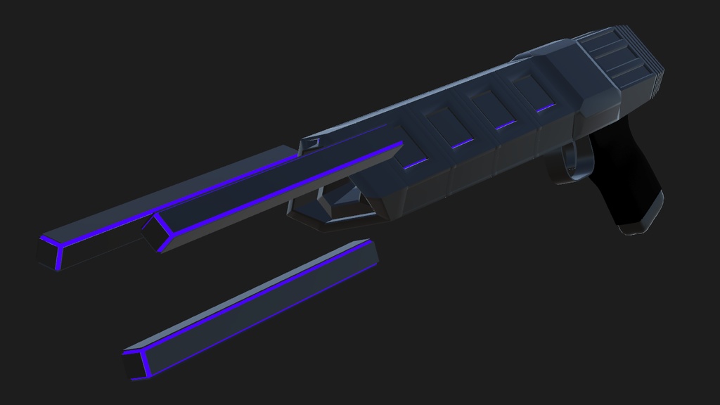 【VRChat想定・発砲アニメ等構築済み】変貌する銃