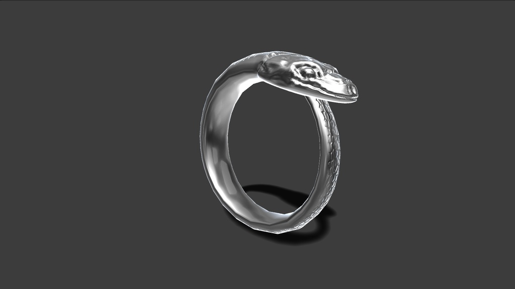 銀蛇の指輪 Snake_Ring