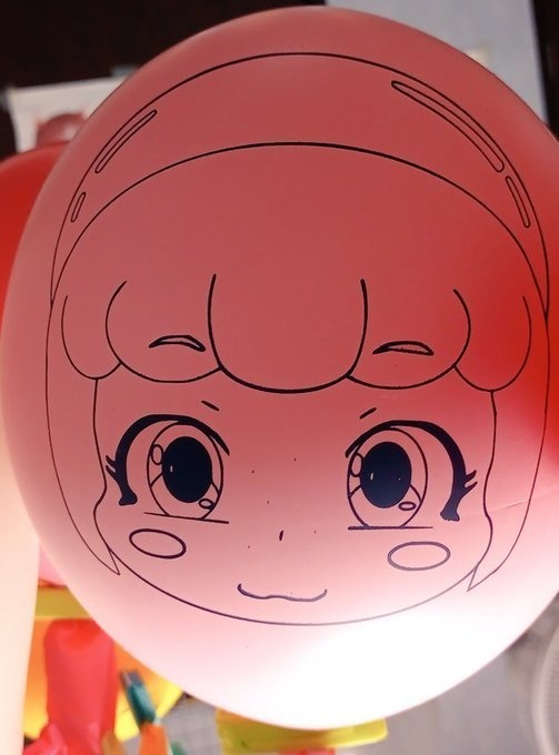 【めぐぽよ】バロンちゃんの顔風船