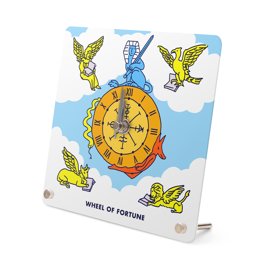 運命の輪 アクリル時計 15cm×15cm