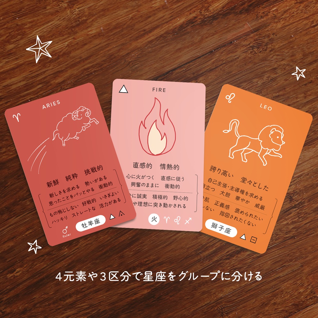 星占いカード