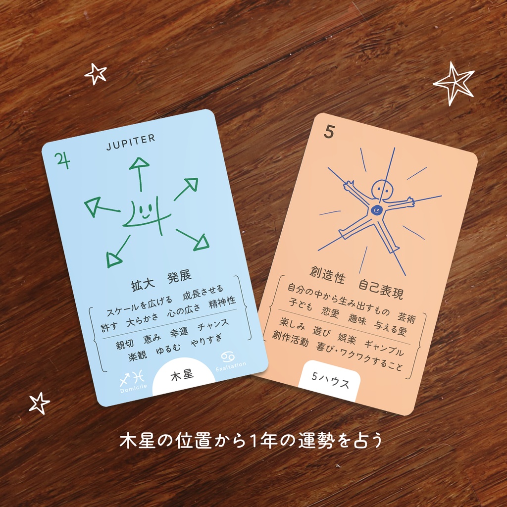 星占いカード