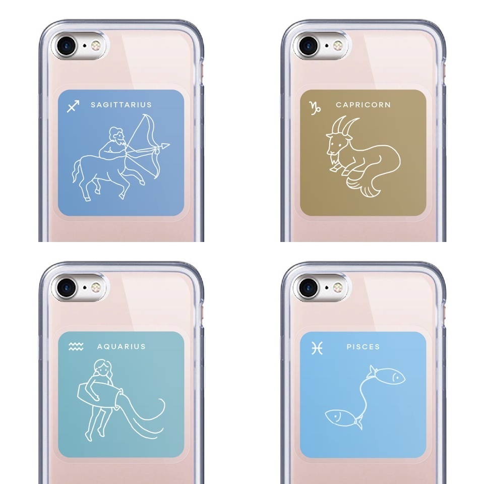 星占い 星座ステッカー(12signs)