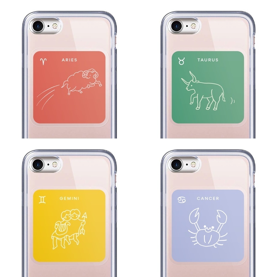 星占い 星座ステッカー(12signs)