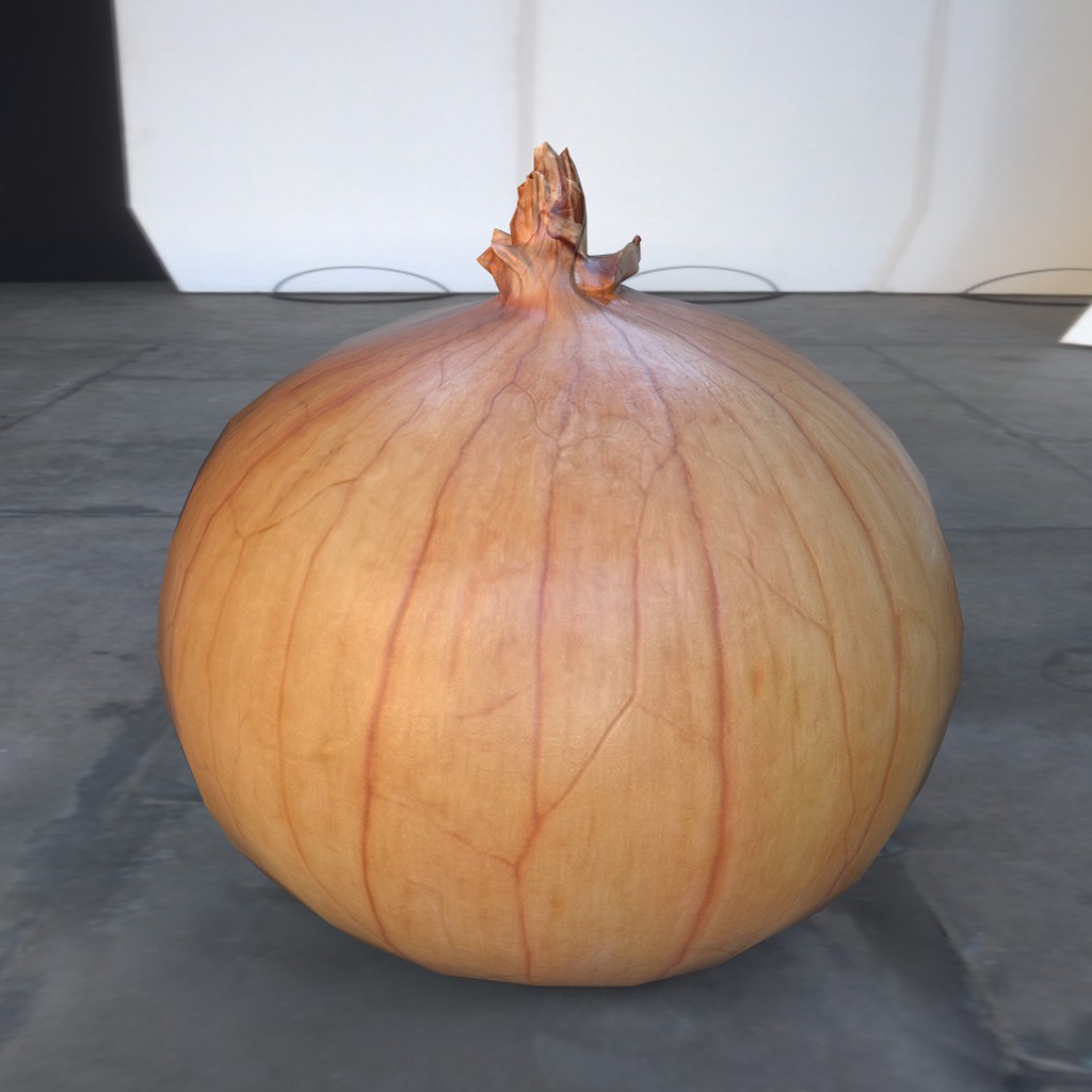【3Dモデル】シンプルな玉ねぎ