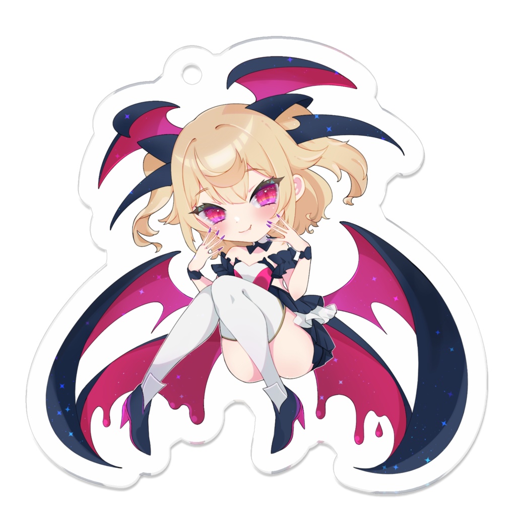 ハロウィンシルティーアクキー(赤)