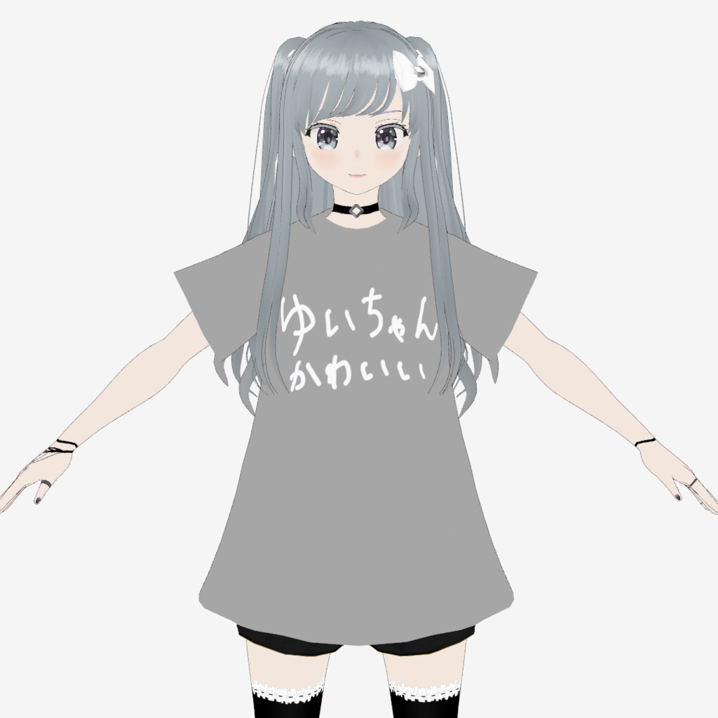 ゆいちゃんかわいいTシャツ【VRoid】