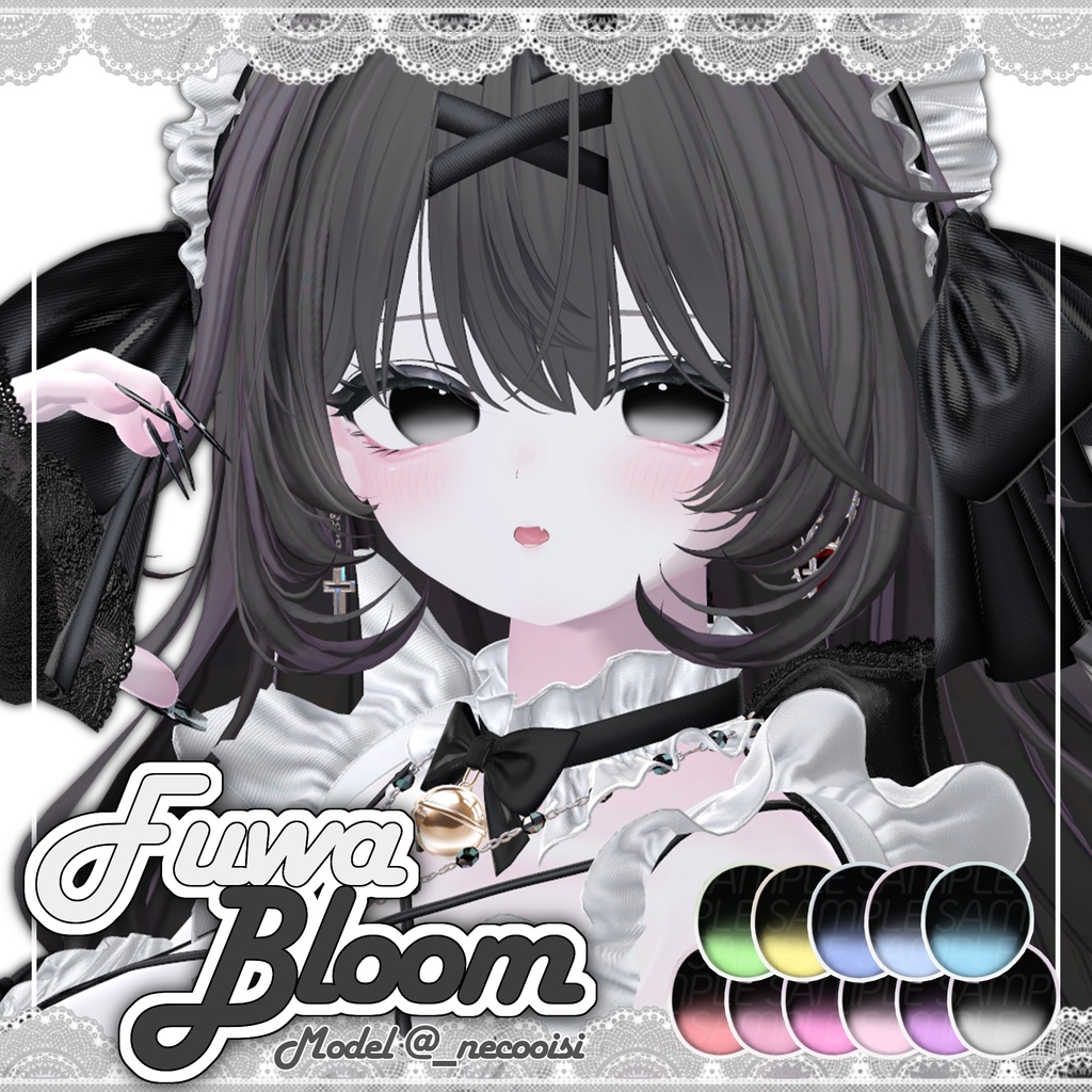 【6アバター対応】 Fuwa Bloom Eye Texture ⋆. ꕤ ˚