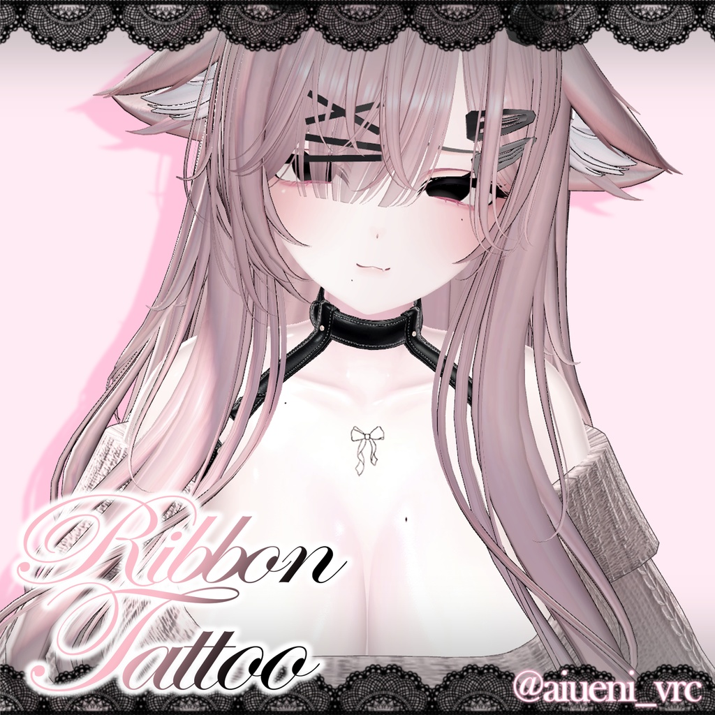 【10アバター対応】୨୧ Ribbon Tattoo ୨୧