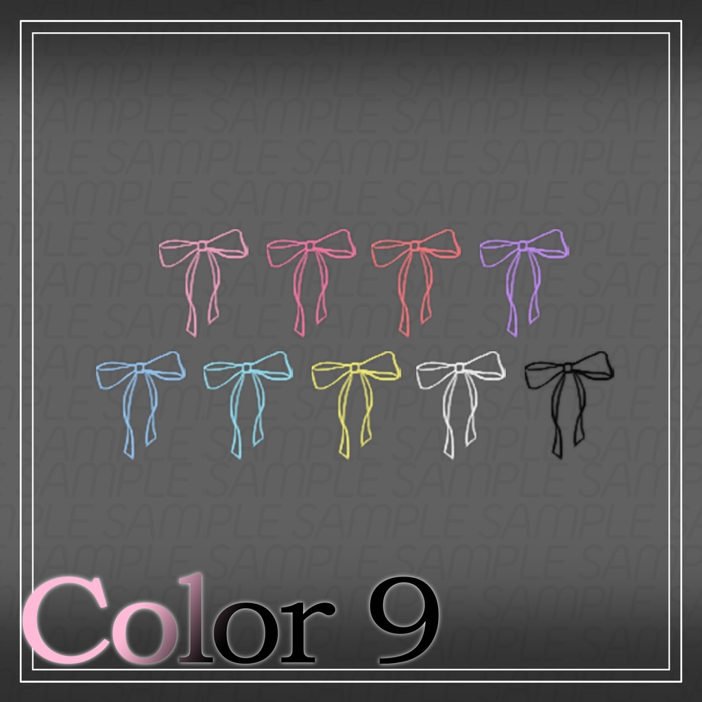 【10アバター対応】୨୧ Ribbon Tattoo ୨୧