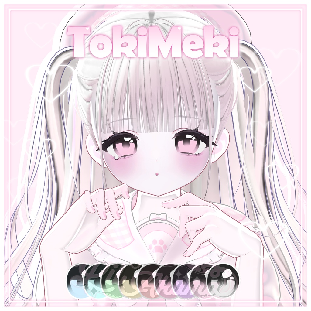 【5アバター対応】 TOKI ♡ MEKI Eye Texture 