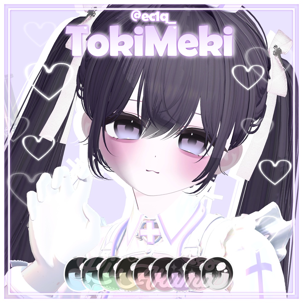 【5アバター対応】 TOKI ♡ MEKI Eye Texture