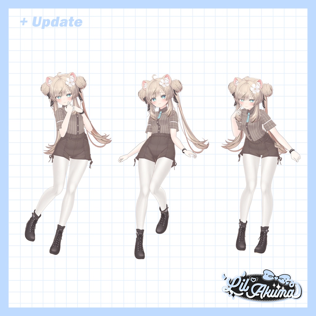 ๐ฉโก๐ช Lil'Akuma Pose SET 26ๅ โ