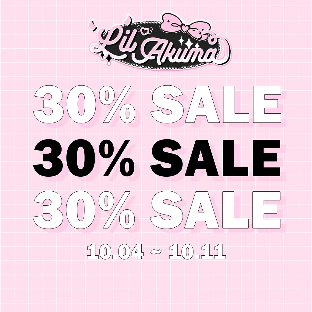 全商品30％割引セール