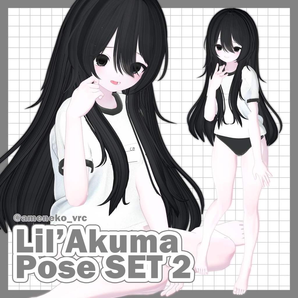 ð©â¡ðª Lil'Akuma Pose SET2 20å +@ â