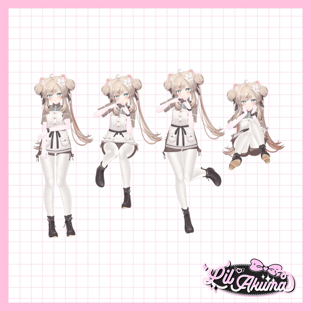 𓆩♡𓆪 Lil'Akuma Pose SET2 10個 +@ ↝