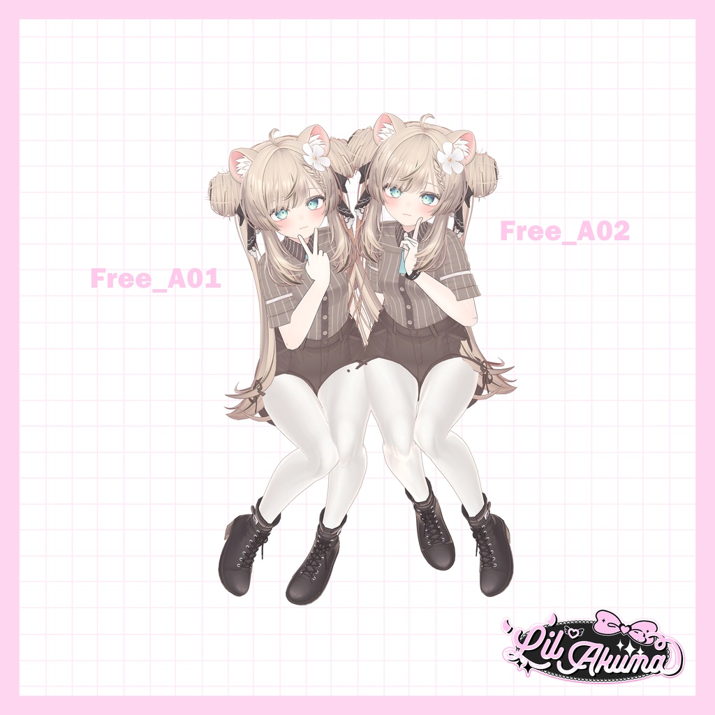 ๐ฉโก๐ช ็กๆ Lil'Akuma Free Pose + omake โ