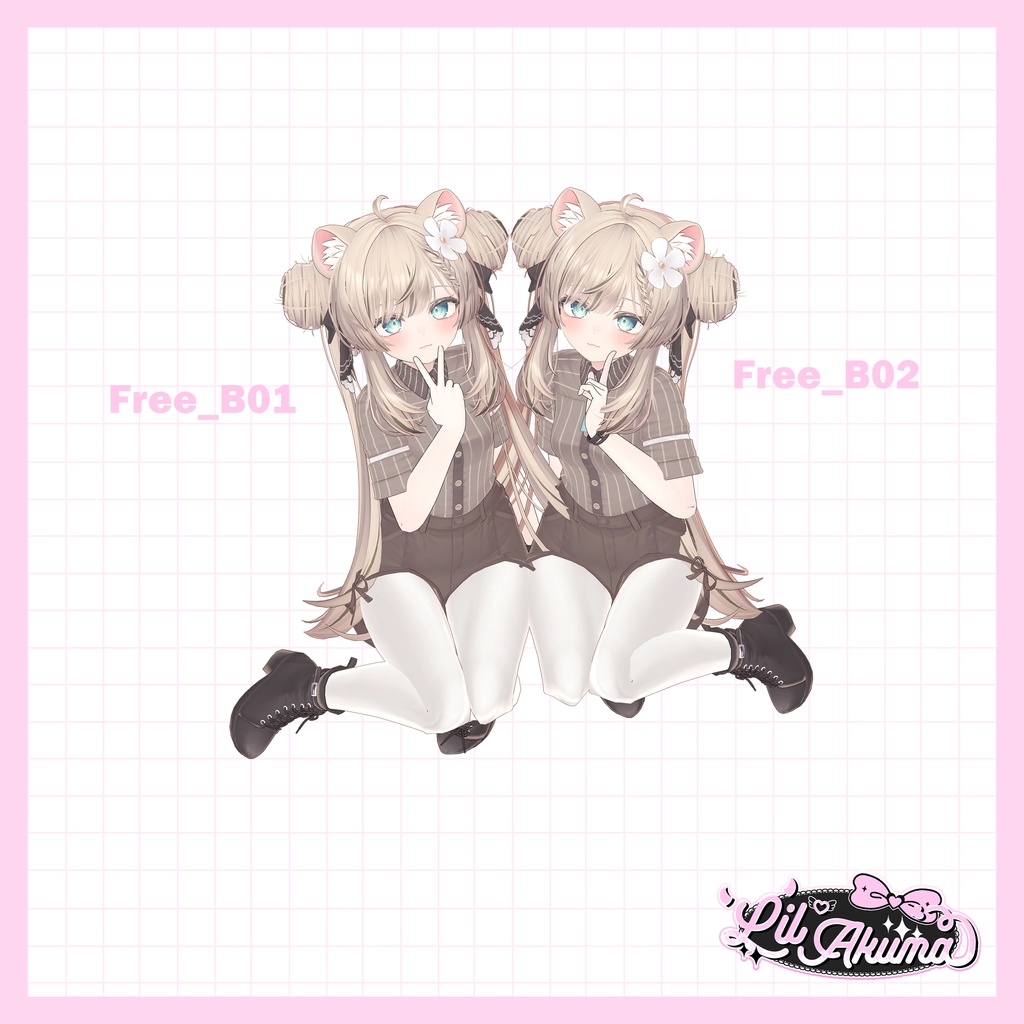 ๐ฉโก๐ช ็กๆ Lil'Akuma Free Pose + omake โ