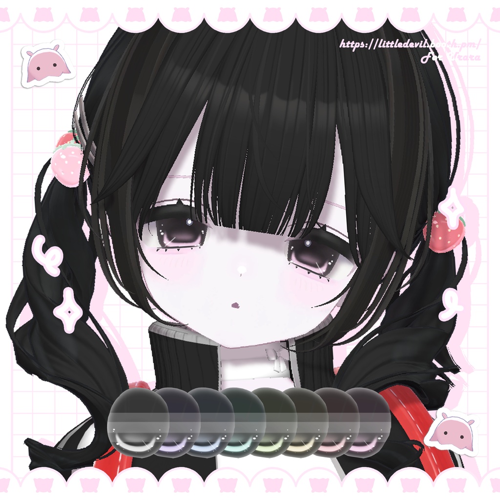 【Urara/うらら】萌えふわ MakeUp & Eye & Acc セット
