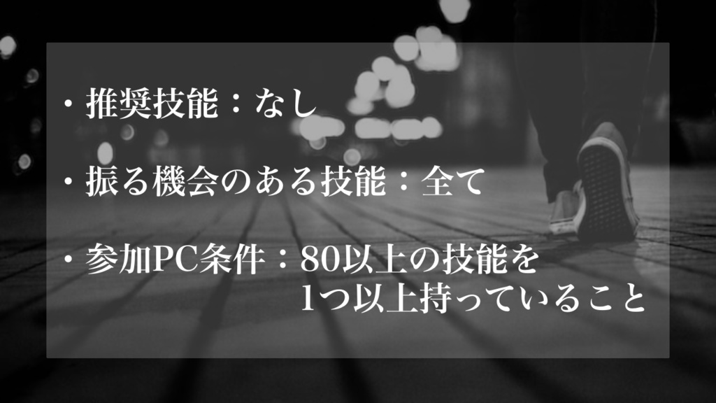 CoC7版/6版 『庸中ノ佼々』