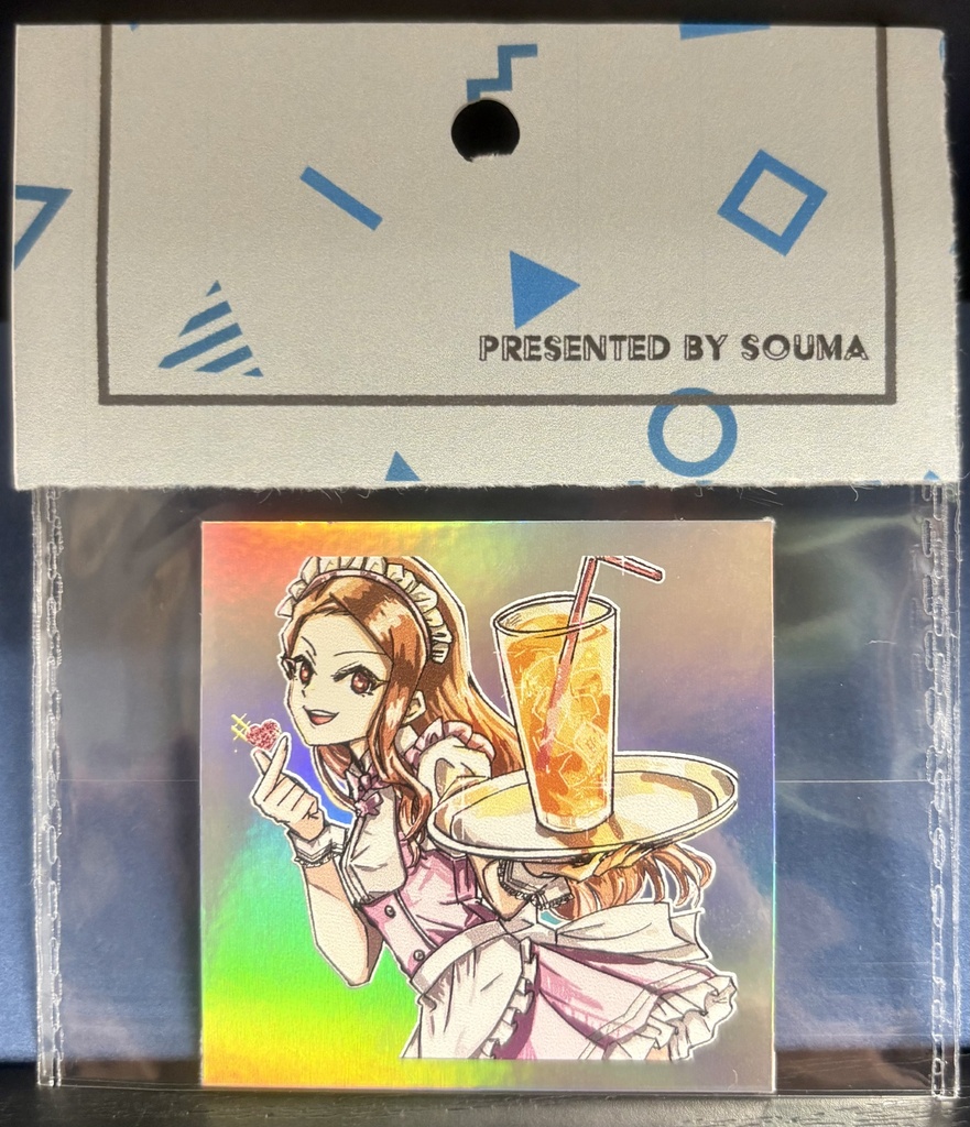 伊織ステッカー(ミニスカメイド)