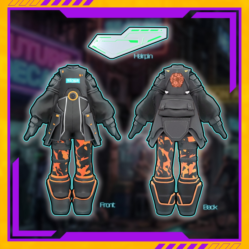 【無料24h限定】CYBERPUNK SUIT - サイバーパンクスーツ -【キプフェル】【まめふれんず】
