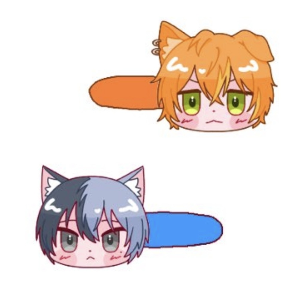 犬猫ヘアクリップ