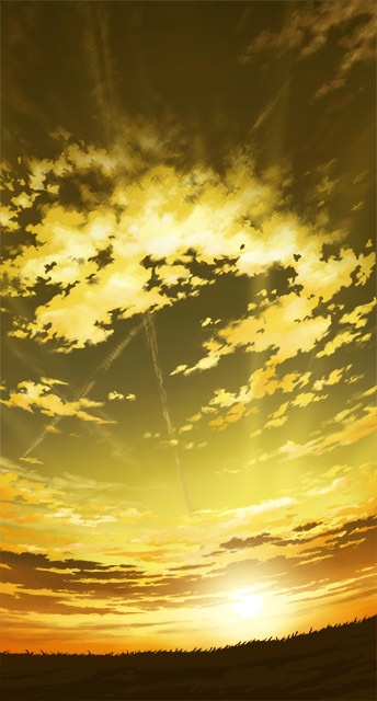 【加工・商用利用可!】「夕焼け空02」PSD