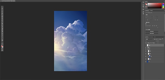 【加工・商用利用可!】「入道雲001」PSD