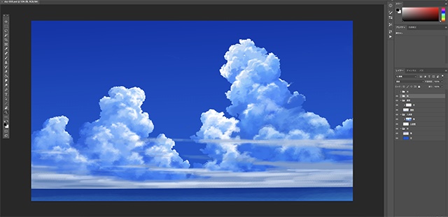 【加工・商用利用可!】「入道雲02」PSD