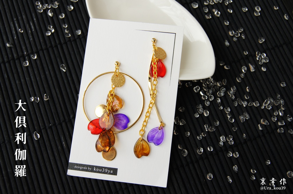 シャラララすっの桜の耳飾り