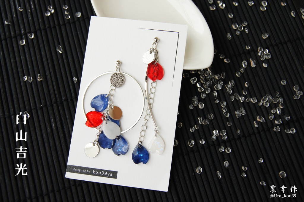 シャラララすっの桜の耳飾り