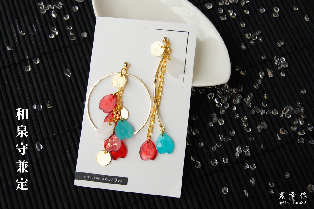 シャラララすっの桜の耳飾り