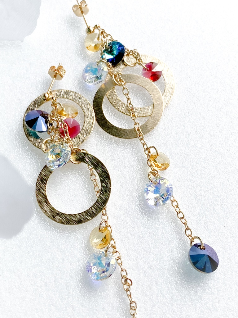 三つ星流れる耳飾り