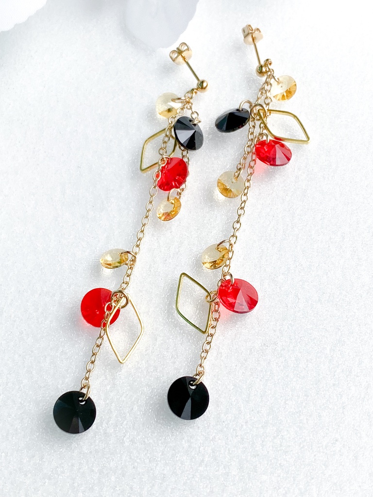 三つ星流れる耳飾り