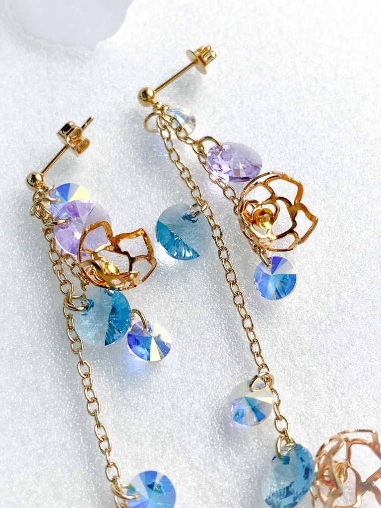 三つ星流れる耳飾り