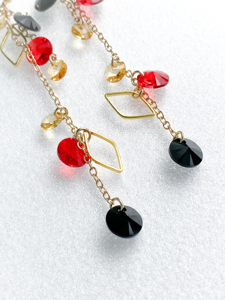 三つ星流れる耳飾り