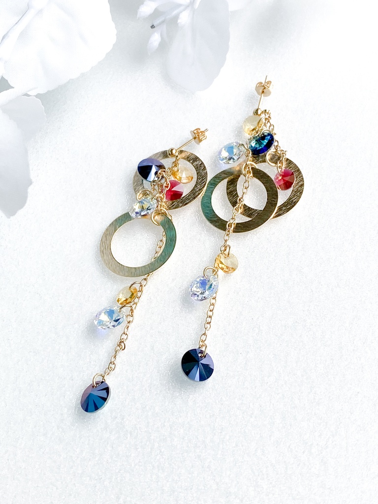 三つ星流れる耳飾り